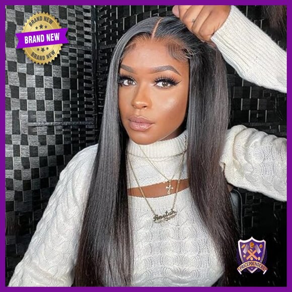 Glueless HD Lace Front Wig 20 Inch Human Hair 180 Density Wear & Go main image 5